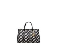 Armani Exchange Gynger Logo M Handtasche schwarz, Lederimitat, Damen