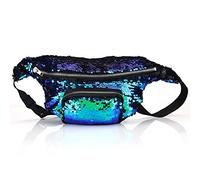 Borsa a Tracolla Donna Con Paillettes Glamorosa per Festa e Club Design a Spalla Singola Fanny Pack Elegante