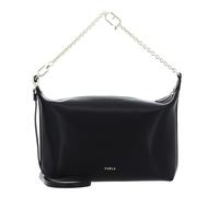 Furla Nuvola Schultertasche Leder 20.5 cm schwarz