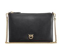 Borsa a tracolla pinko flat classic - pelle nero - uni