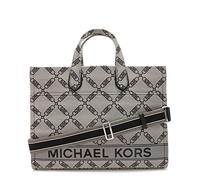 MK Shopper Gigi Large Aus Jacquard Mit Empire-Logomuster - Natur - Michael Kors