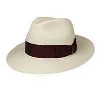 Amedeo Bogart Panamahut by Borsalino natur-bordeaux 56 cm