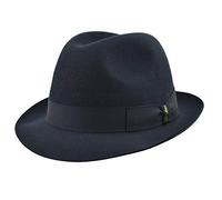 Borsalino Marengo Trilby Hut, Rand 4,5 cm mit Innenfutter, Made in Italy, Herbst Winte