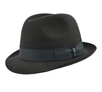 Borsalino Marengo Trilby Hut, Rand 4,5 cm mit Innenfutter, Made in Italy, Herbst Winter