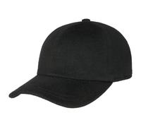 Borsalino Pienza Check Cap Basecap Baseballcap Wollcap Damen/Herren - Made in Italy mit Schirm, Futter, Klettverschluss Frühling-Sommer Herbst-Winter Frühjahr Sommer Herbst Winter - 59 cm schwarz