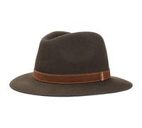 Borsalino Rustico Outdoor Traveller aus Kaninhaarfilz, Dunkelbraun (380) 59 cm