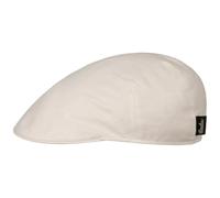 Borsalino Uni Light Leinen Flatcap Schirmmütze Schiebermütze Leinencap Herren - Made in Italy mit Schirm, Futter Sommer Frühling-Sommer - M (56-57 cm) beige