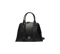 PINKO Schultertasche Leder 30 cm schwarz