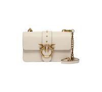 PINKO Love One Umhängetasche Leder 21 cm beige