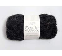 Borstet Alpakka col.1099 black ca.110 m 50 g