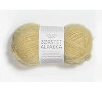 Borstet Alpakka col.2112 light yellow ca.110 m 50 g