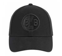 Borussia Dortmund BVB Logo Cap (DE/NL/SE/PL, Alphanumerisch, Einheitsgröße, schwarz)