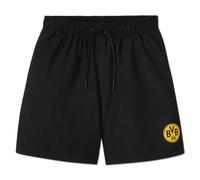 Borussia Dortmund Herren BVB Flora Badehose, Schwarz, M