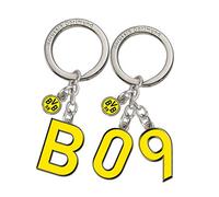 Borussia Dortmund Schlüsselanhänger BVB-Schlüsselanhänger: E, Gelb, One Size, 17620800/E