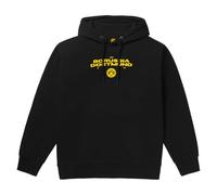 Borussia Dortmund Unisex BVB Hoodie, Exklusiv, Schriftzug Und Emblem, Kapuzenpullover, Schwarz, L EU