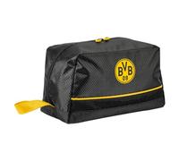 Borussia Dortmund Unisex - Erwachsene BVB Kulturbeutel, Fanartikel in schwarzgelb, schwarz, 27 x 14 x16 cm