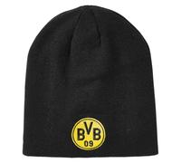 Borussia Dortmund Unisex Kinder BVB Wendebar, Schwarzgelb, Emblem Beanie-Mütze, Gelb, Einheitsgröße EU
