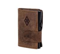 Borussia Mönchengladbach Kartengeldbörse „Hunter“ | Leder-Geldbörse mit eingeprägtem Vereinslogo | Offizieller Fanartikel Fohlenshop | RFID-Schutz | klick-System | Platz für bis zu 8 Karten