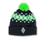 Borussia Mönchengladbach Mütze “Karo” | Offizieller Fanartikel Fohlenshop | Herrenmütze Damenmütze Wollmütze Gladbach Mütze