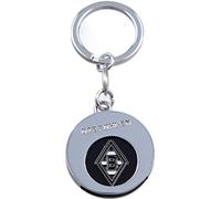 Borussia Mönchengladbach Schlüsselanhänger „Chip“ | Offizieller Fanartikel Fohlenshop | mit herausnehmbaren Einkaufschip und „DIE FOHLEN“ Gravur auf der Front