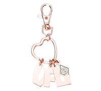 Borussia Mönchengladbach Schlüsselanhänger - Herz VFL - Rosegold Anhänger BMG