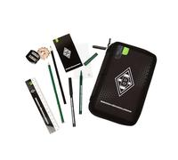 Borussia Mönchengladbach Schuletui/Federmappe - Schwarz | Offizieller Fanartikel Fohlenshop | Praktische Schulmappe für Fans