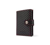 Borz Prime MaximusMini Wallet ohne Münzfach und RFID-Schutz, Kartenetui mit Scheinfach, Portemonnaie für Herren und Damen aus echtem Leder