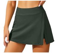 boseucn Badeshorts Damen UPF50+ UV Schutz Baderock mit Innenslip High Waist Badehose Elegant Bikinirock Bademode Kurze Rock Eingebaut Bikinihose Basic Badekleid Sportrock Schwimmrock Schwimmshorts
