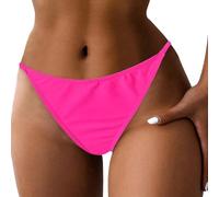 boseucn Bikinihose Schwarz Damen, Bademode Triangel Badehose Sexy String Tanga Brazilian Bikinislip Low Waist Bikini Hose Slip Sommer Bikinihosen Sports Strand Badeanzug Einfarbig Bikinis Unterteil