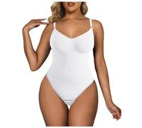 boseucn Shapewear Damen Body Sculpting Tanga Stark Formend Bodys Postpartum Bauchweg Shape Bodysuit Frauen Atmungsaktiven Miederbody mit Verstellbarer Schultergurt Formender Vielseitige Body Shaper
