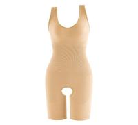 boseucn Shapewear Damen Body Stark Formend Bodys Atmungsaktiven Miederbody mit Verstellbarer Schultergurt Bauchweg Shape Bodysuit Schritt Offen Sculpting Shorts Formender Vielseitige Body Shaper