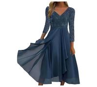boseucn Sommerkleid Damen, Damen Abendkleider Elegant Hochzeit Festliche Kleider Damen Brautmutter Moderne Spitzenkleid Cocktailkleider Festlich Brautmutterkleider Brautkleid Festkleider