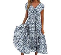 boseucn Sommerkleid Damen, Damen Abendkleider Elegant Hochzeit Festliche Kleider Damen Brautmutter Moderne Spitzenkleid Cocktailkleider Festlich Brautmutterkleider Brautkleid,Z12 Weiß,3XL