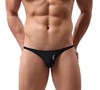 boseucn Unterhosen Männer, Herren Unterhosen Sexy Einfarbig Unterwäsche Mann Tiefschutz Mini G String Hohe Taille String Tanga Slips Herren Höschen Briefs Erotische Dessous Atmungsaktiv Schlüpfer