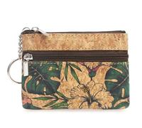 boshiho Kork Mini Schlüsseletui Damen - Vegane Schlüsseltasche Klein, Mini Änderungstasche Münzgeldbörse für unterwegs,Geschenke, Muttertag, Shopping-H