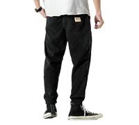 BoShiNuo Herren Japanische Frühling Herbst Wassergewaschene Freizeit Chinesische Cord Kleine Bein Männer Winter Hosen-D8801_a-L