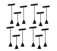 Bosiyrggrl 12 PCs Ohrring Display T Bar Stand Retail Display Display Inhaber für Show Schmuck Online -Stores Fotografie