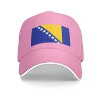 Bosnien Und Herzegowina-Baseballkappe, Sonnenhut Mit Klassischem Flaggenaufdruck, Verstellbare Trucker-Kappe Mit Uv-Schutz Für Den Sommer, Originelle Patriotische Fußball-Rugby-Kappe Als Souvenir,