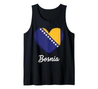 Bosnien und Herzegowina Flagge Bosnische Wurzeln Tank Top