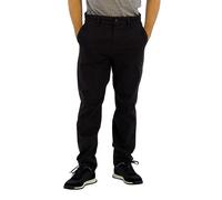 Chinohose BOSS ORANGE "Tapered-fit", Herren, Gr. 31, Länge 32, schwarz (001_schwarz), Web, Obermaterial: 97% Baumwolle, 3% Elasthan, unifarben, gerade, unten schmal lang, Hosen Chinohose, Aus komforta