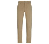 Boss 10242156 Tapered Fit Chinohose 34 Light / Pastel Brown