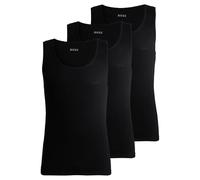 Hugo Boss Herren Tanktop RibClassic Ripp-Baumwolle Dreierpack