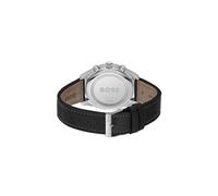 Boss 1514147 Uhr Herren, Quarz, Chronograph, Lederband Schwarz