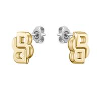 BOSS Goldfarbene Ohrringe mit Double-B-Monogramm - Style YCON, 58137108 Goldfarben ONESI