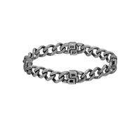 BOSS Jewelry Gliederarmband für Herren Kollektion DOUBLE B ABSOLUTE aus Edelstahl mit Doppel-B Charms - 1580742M