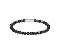 Hugo Boss Armband SPHERE BEADS HB1580789 – Hämatitperlen, Edelstahl, Schwarz 19 cm