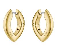 Hugo Boss Ohrhänger FIORA 1580823 – goldfarben, Edelstahl, Blütenblatt-Optik