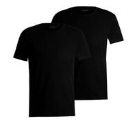 BOSS T-Shirt mit Rundhalsausschnitt im 2er-Pack Modell 'ComfortS' in Black, Größe XL