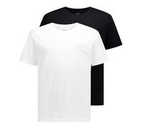 BOSS 2er Pack Herren Übergrößen T-Shirts Roundneck Comfort, Farbe:Mehrfarbig, Größe:4XL, Artikel:-980 Black/White
