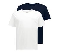 BOSS 2er Pack Herren Übergrößen T-Shirts Roundneck Comfort, Farbe:Mehrfarbig, Größe:5XL, Artikel:-461 Navy/White